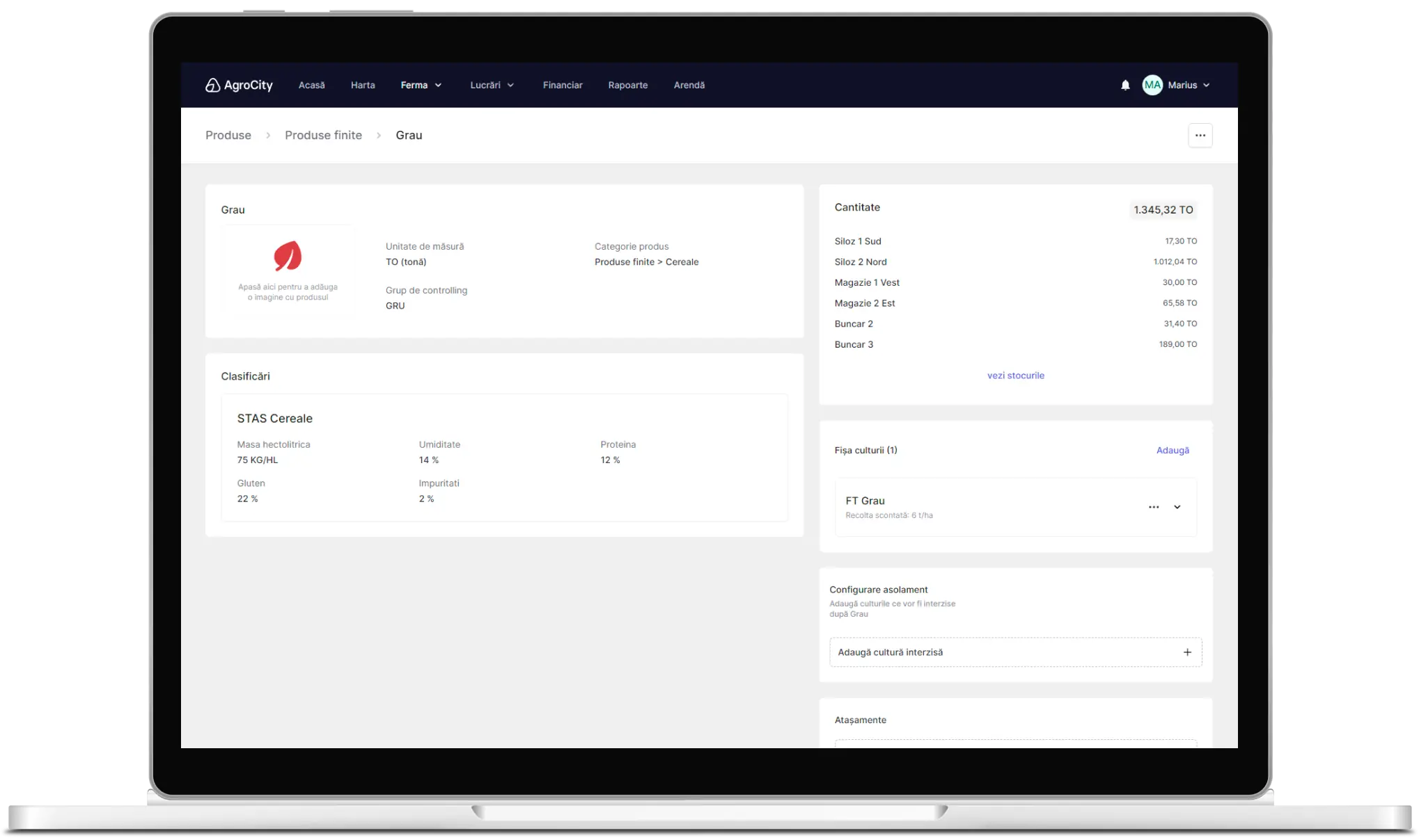 Prezentare modul Culturi